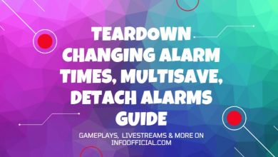 Teardown Changing Alarm Times