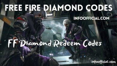 Free Fire Diamond Codes || FF Diamond Codes