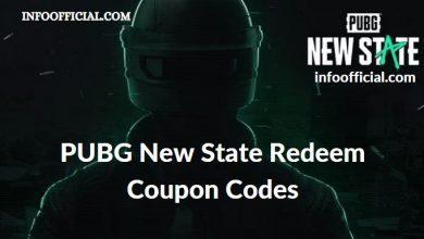 pubg new state redeem Coupon Code