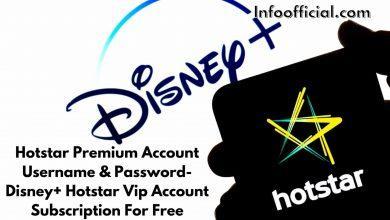 Disney+ Hotstar Premium Account Username & Password (Hotstar Vip Account Subscription)
