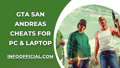 GTA San Andreas Cheats Code For PC & Laptop