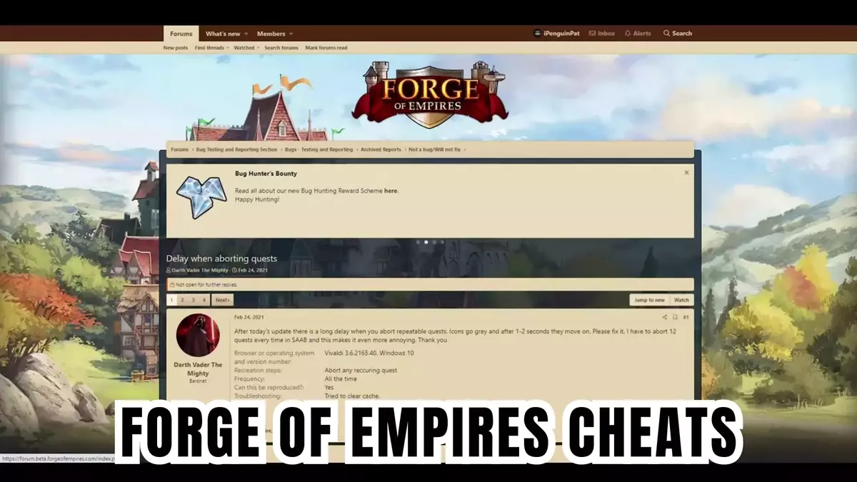 Forge of Empires Cheats